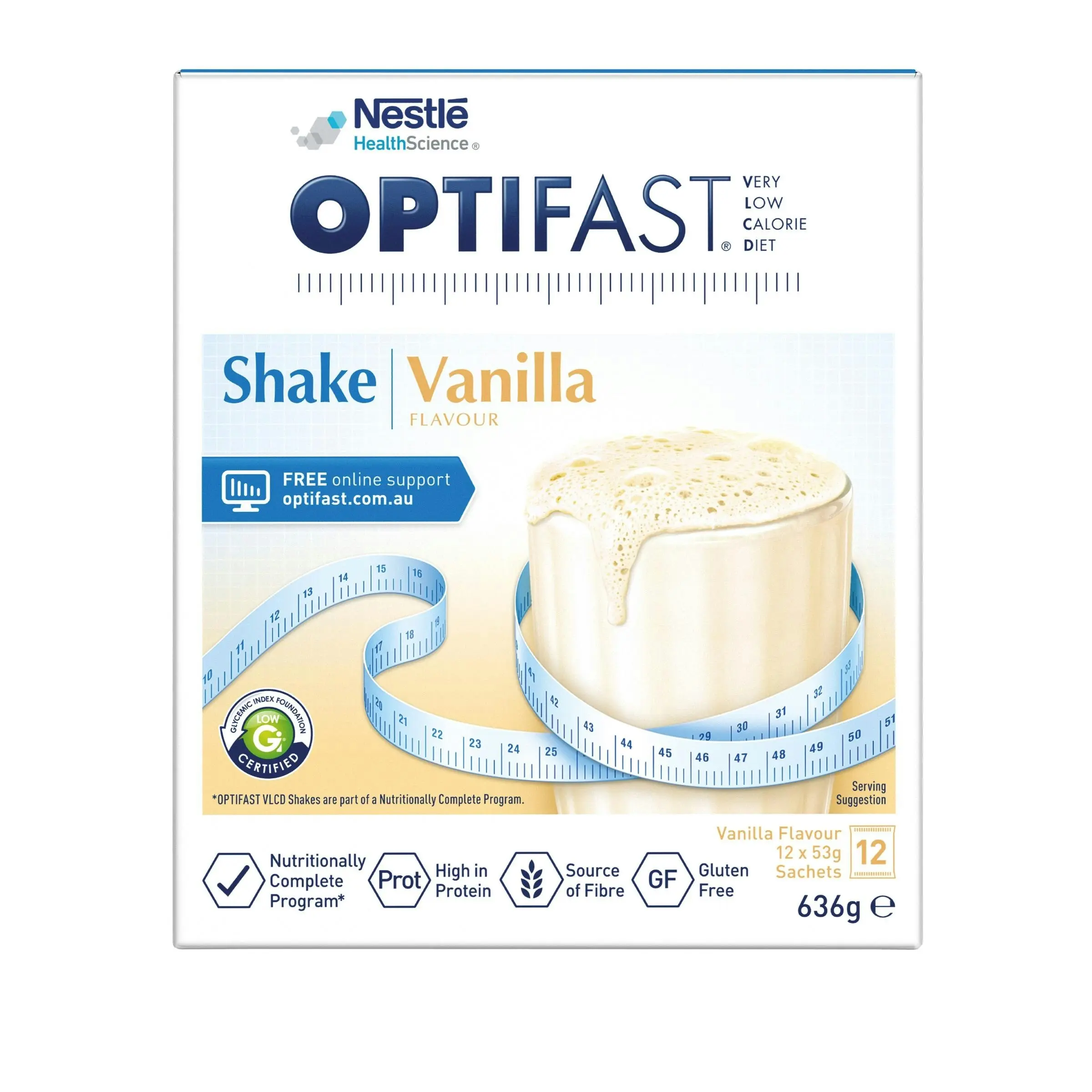 OPTIFAST VLCD Shake Vanilla 12 x 53g