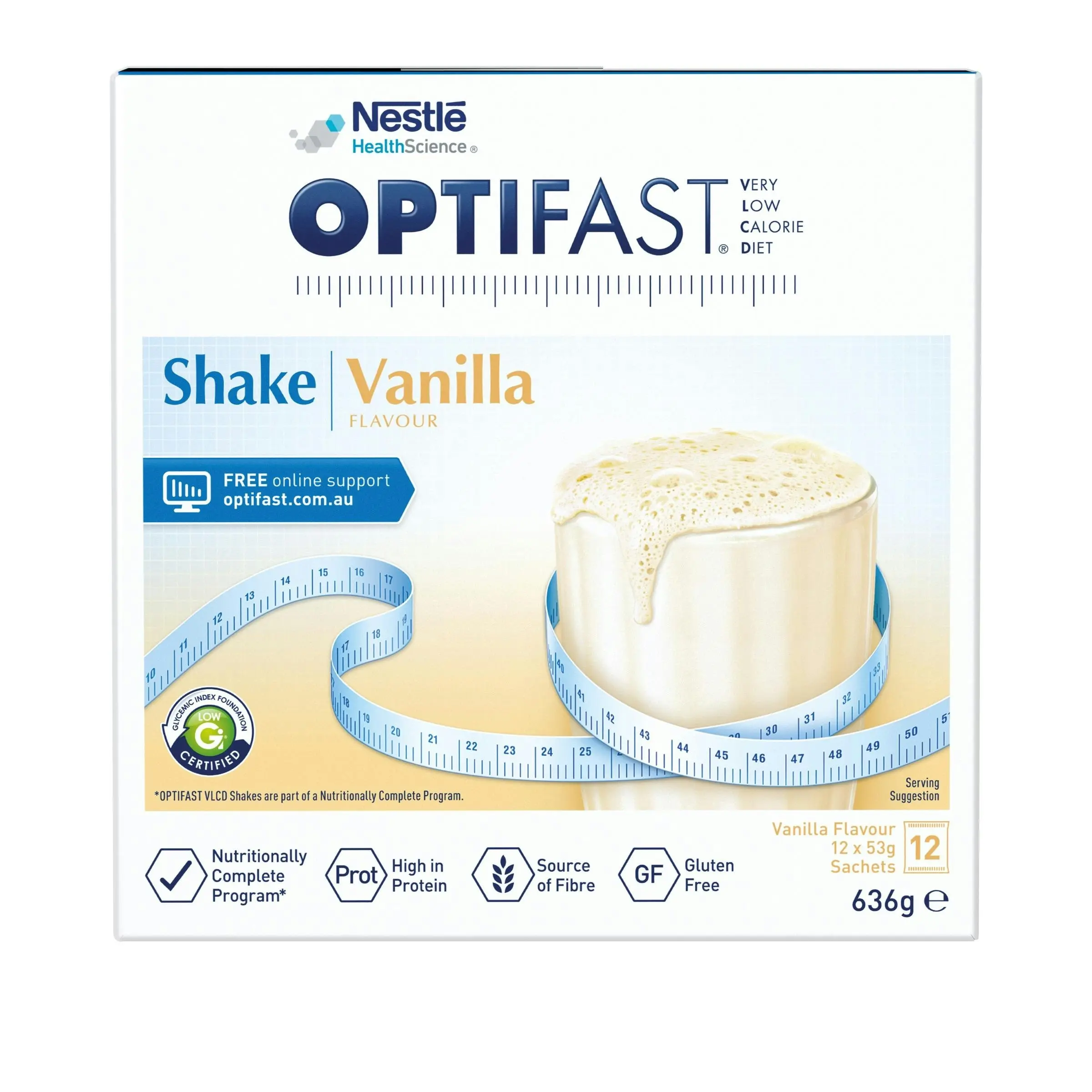 OPTIFAST VLCD Shake Vanilla 12 x 53g