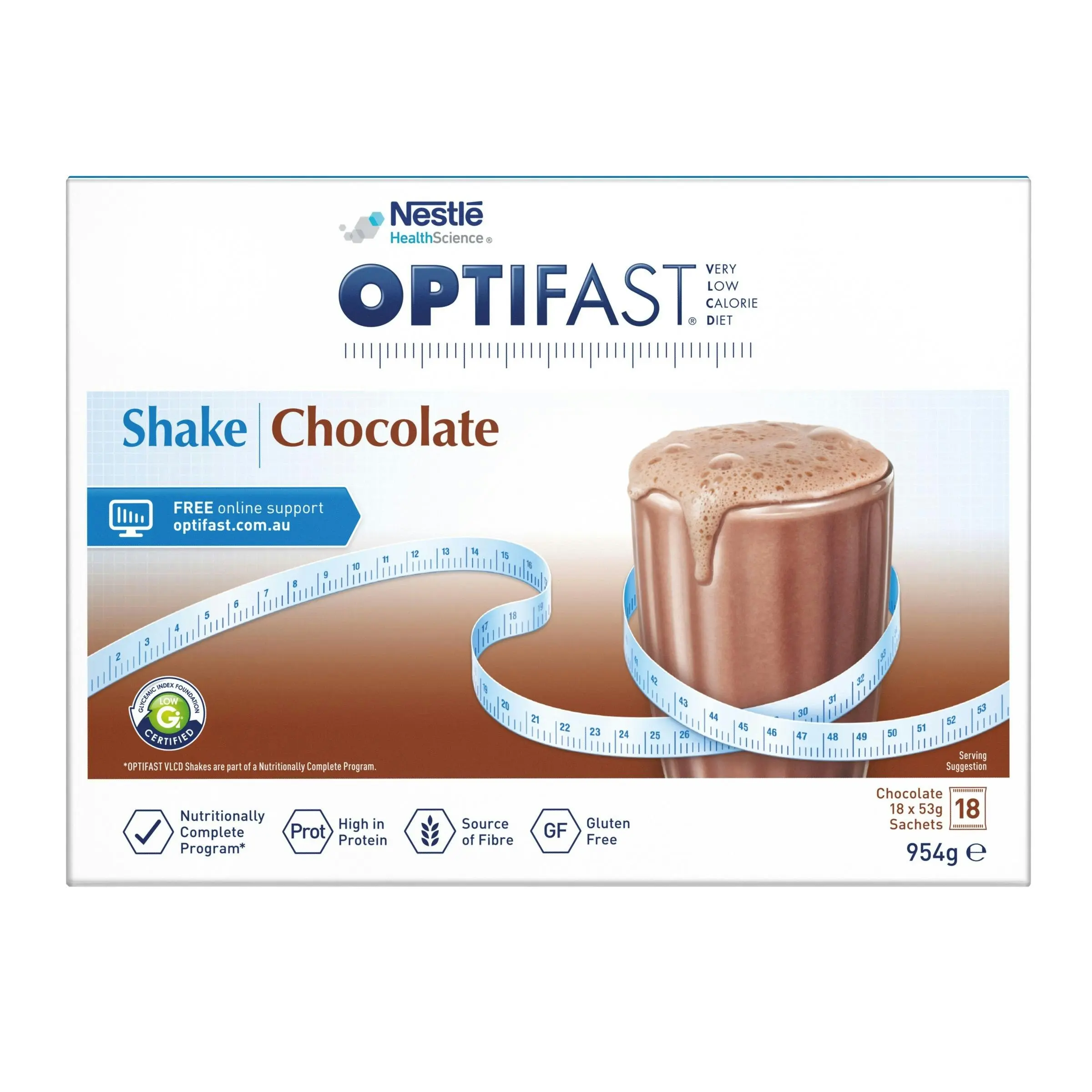 OPTIFAST VLCD Shake Chocolate 18X53G