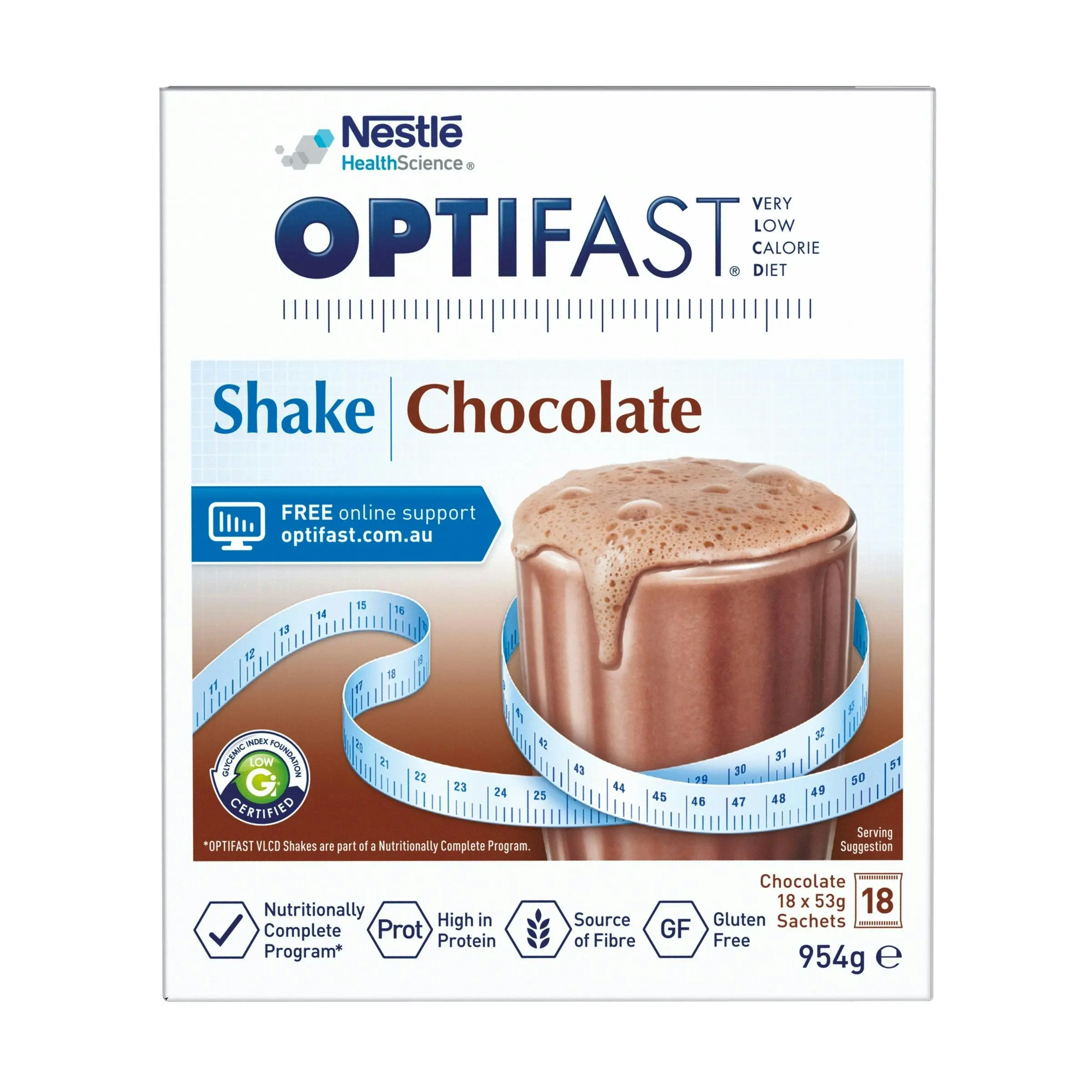 OPTIFAST VLCD Shake Chocolate 18X53G