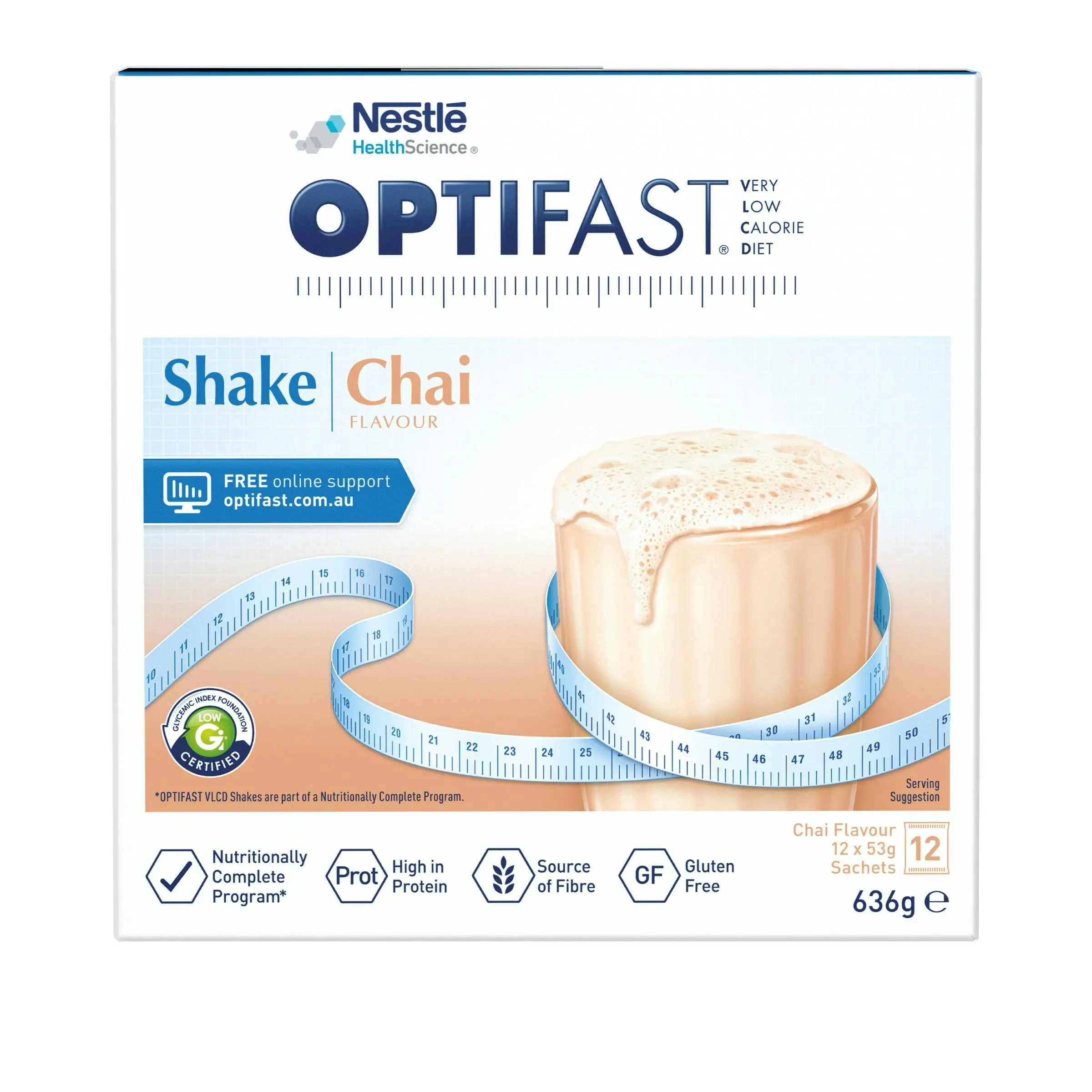 OPTIFAST VLCD Shake Chai 12 x 53g