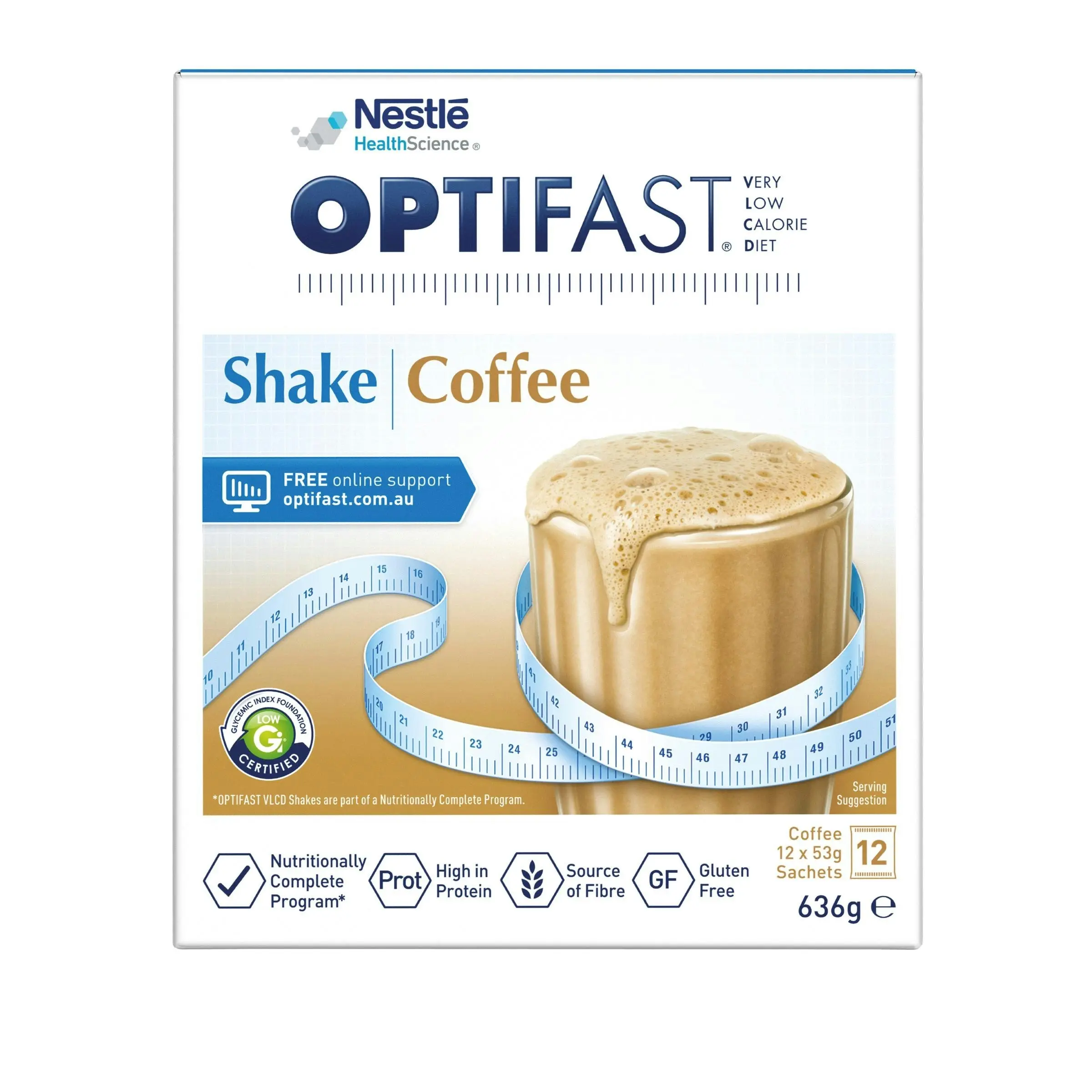 OPTIFAST VLCD Shake Coffee 12 x 53g