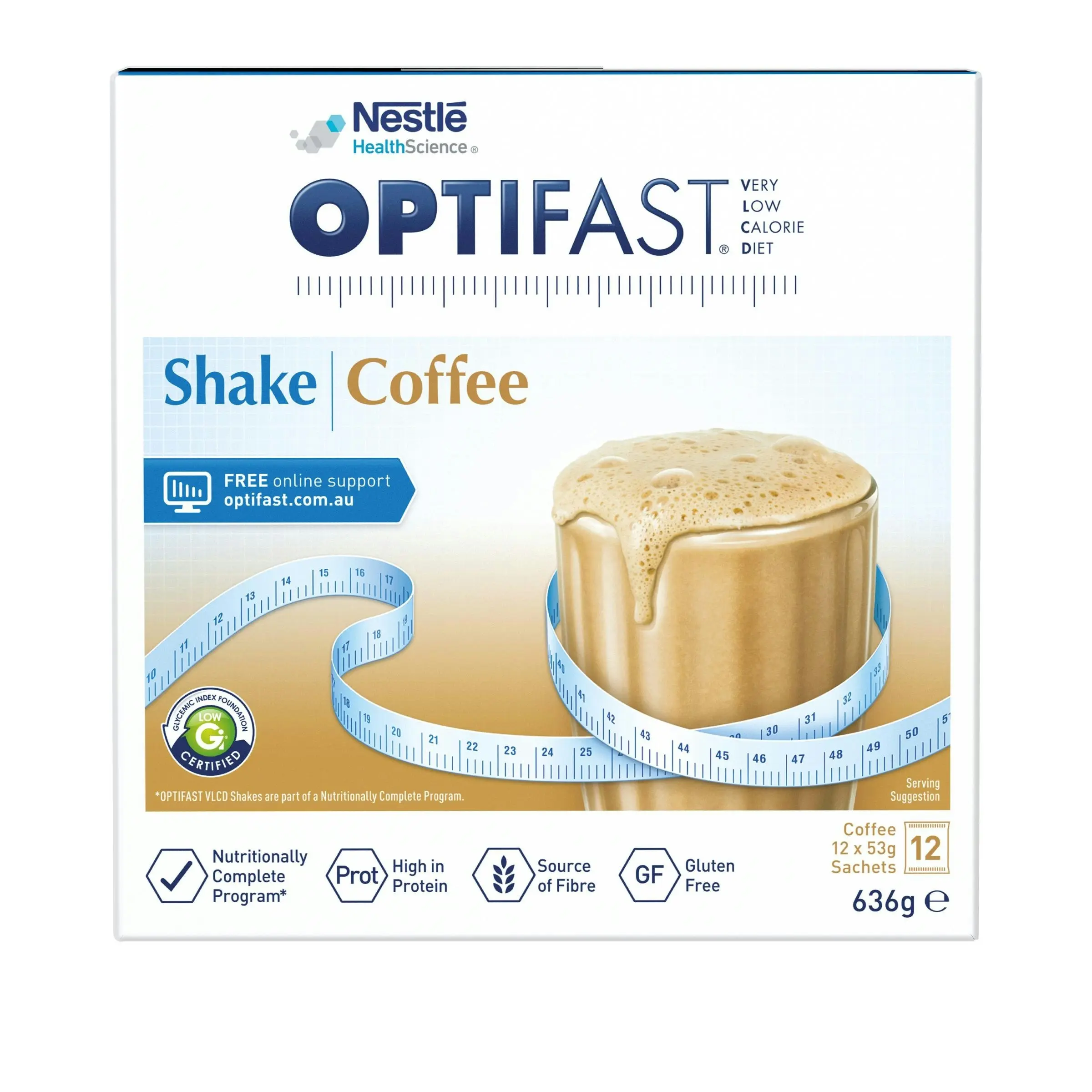 OPTIFAST VLCD Shake Coffee 12 x 53g