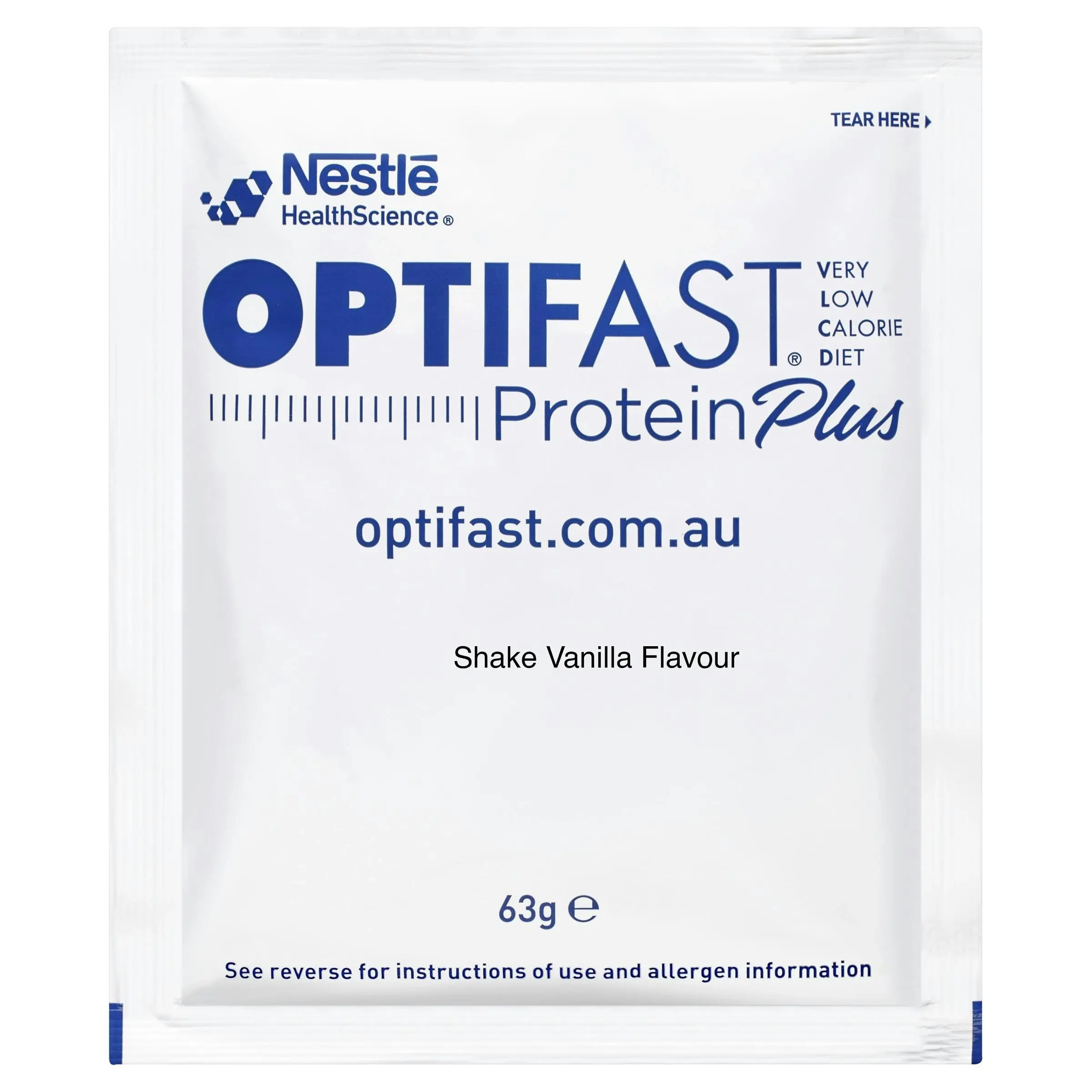 OPTIFAST Protein Plus Shake Vanilla 63g x 10 Sachets