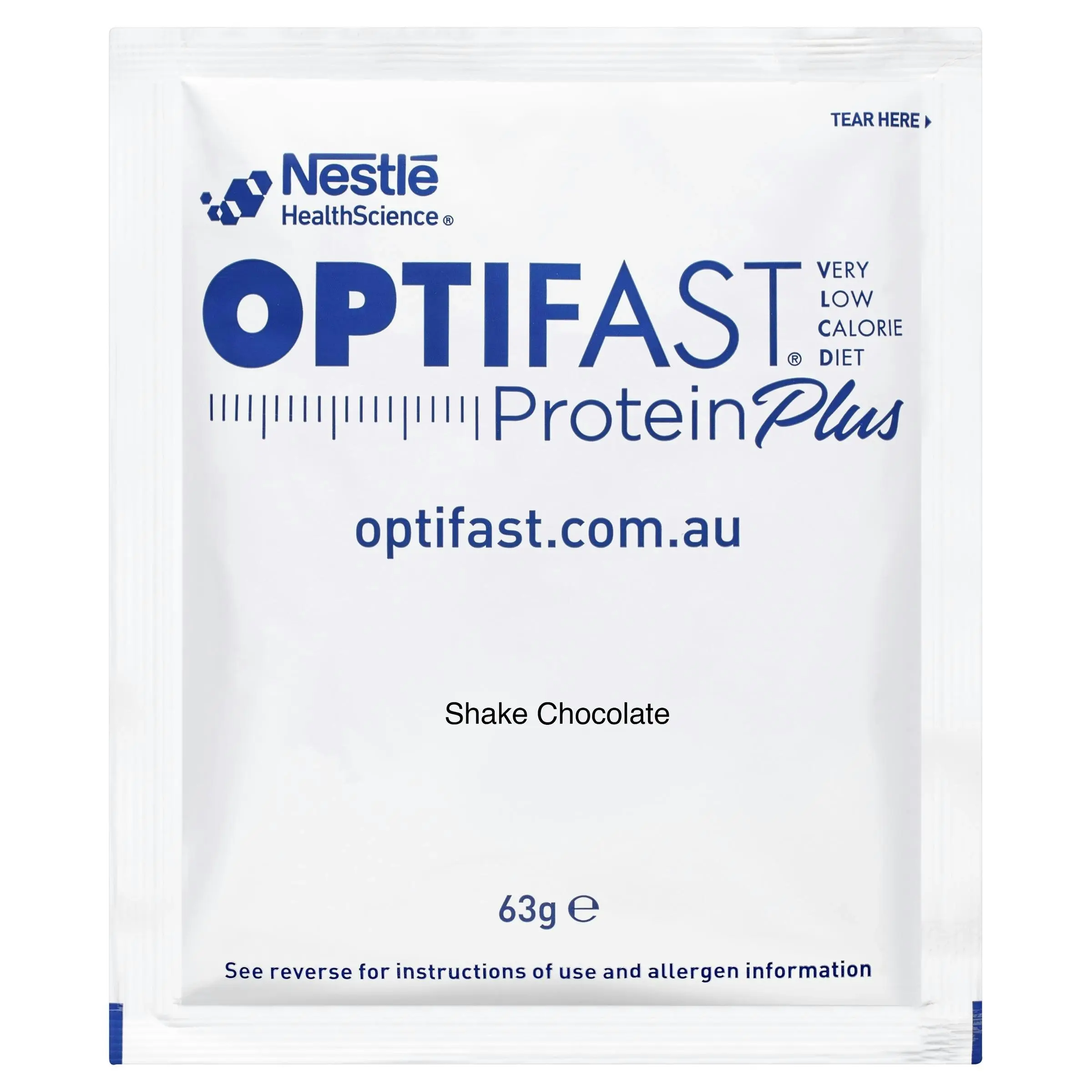 OPTIFAST Protein Plus Shake Chocolate 63g x 10 Sachets