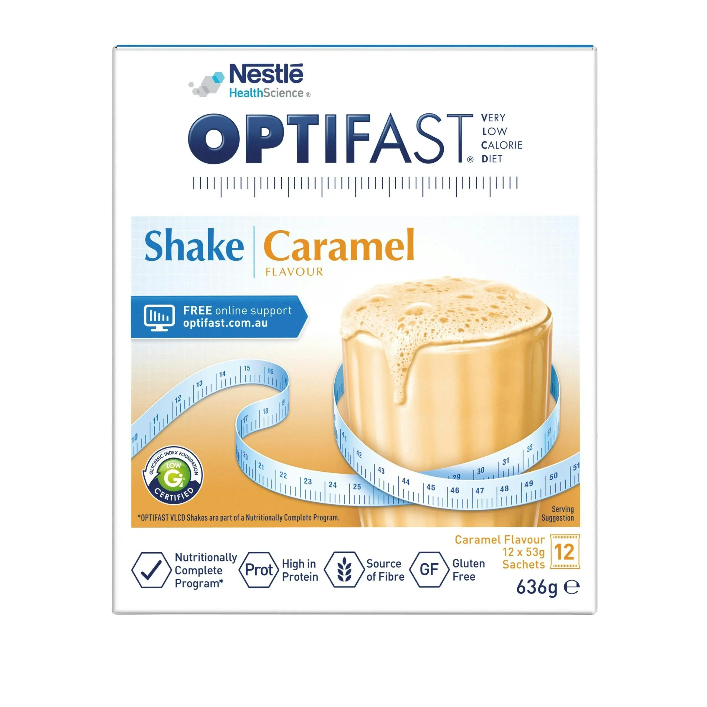 OPTIFAST VLCD Shake Caramel 12 x 53g