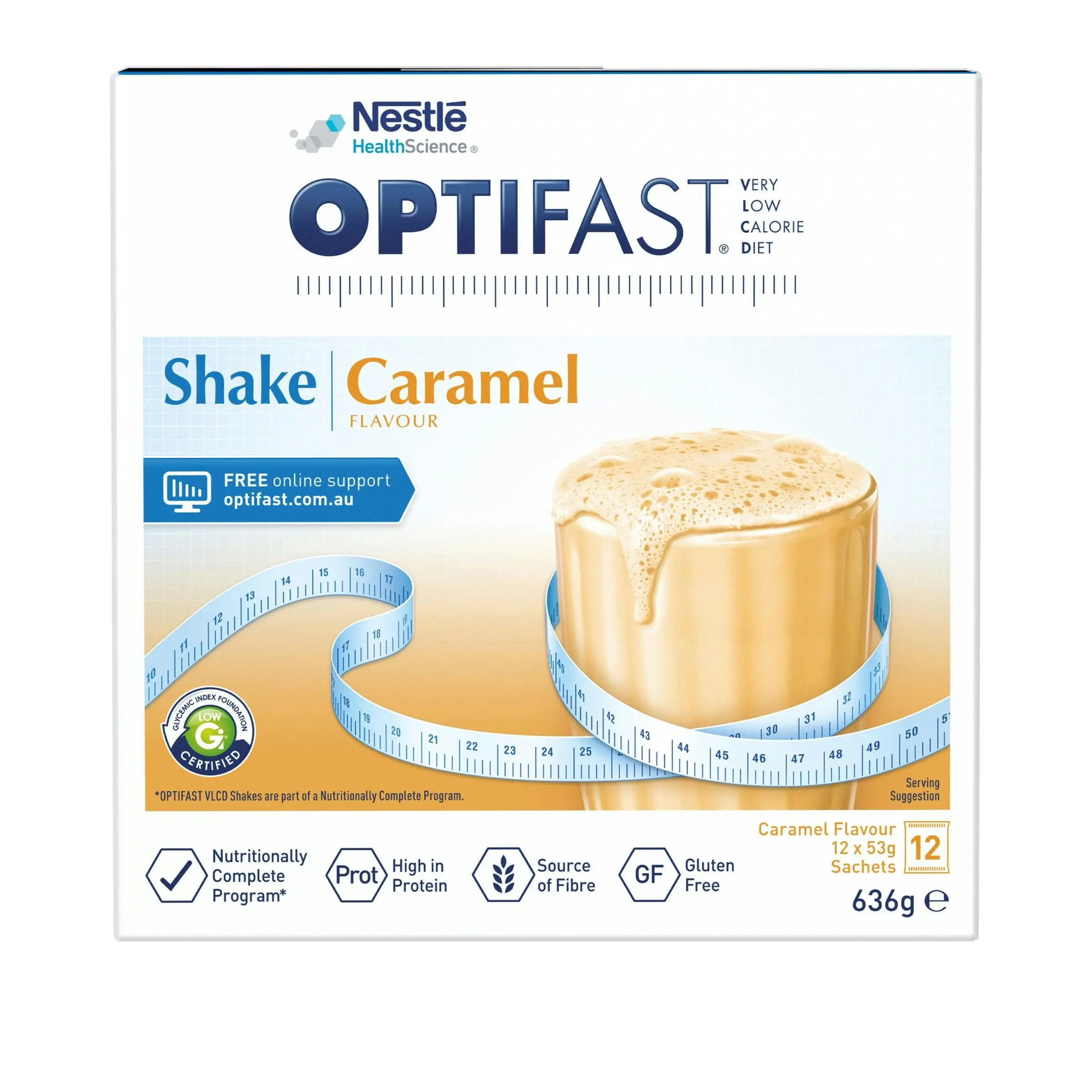 OPTIFAST VLCD Shake Caramel 12 x 53g