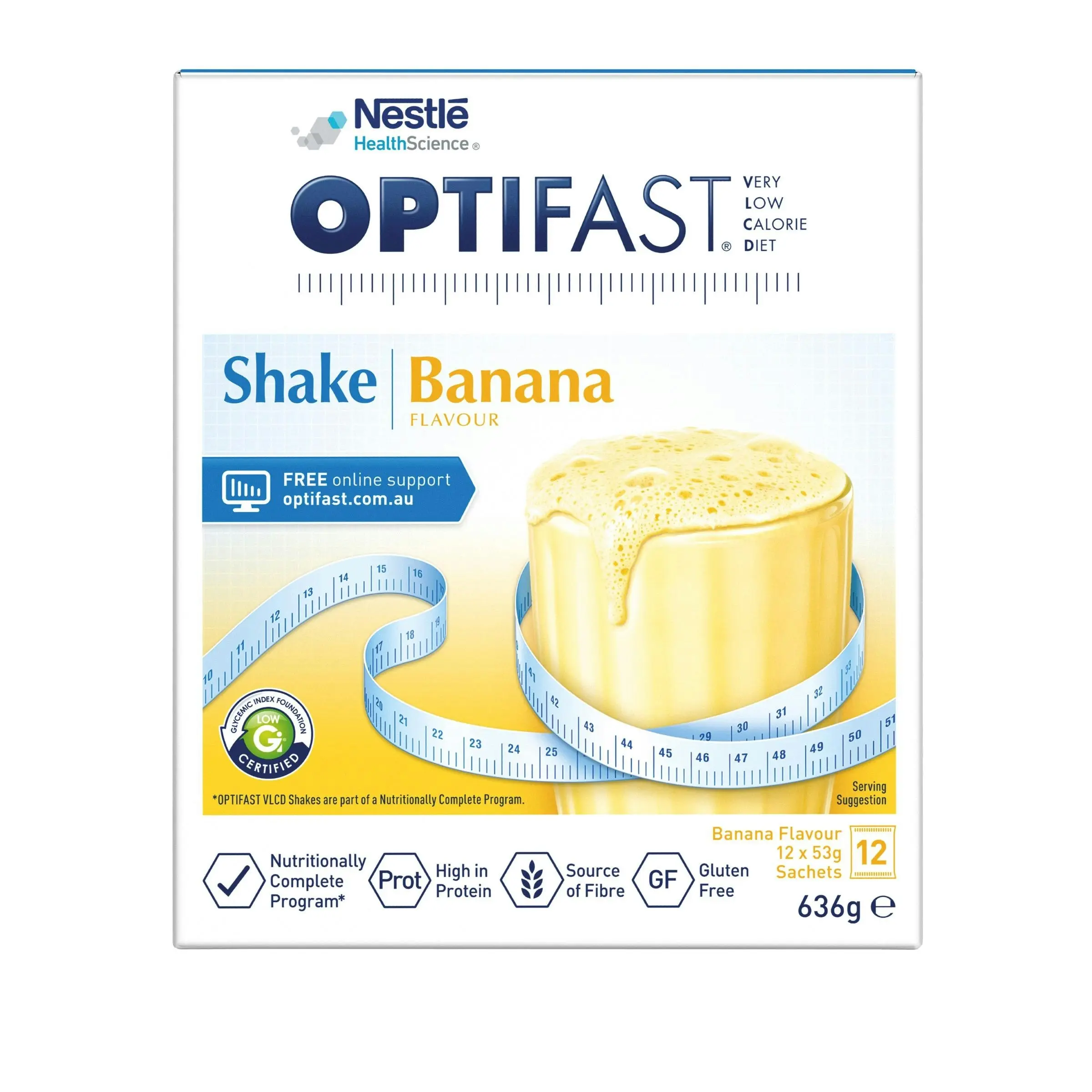 OPTIFAST VLCD Shake Banana 12 x 53g