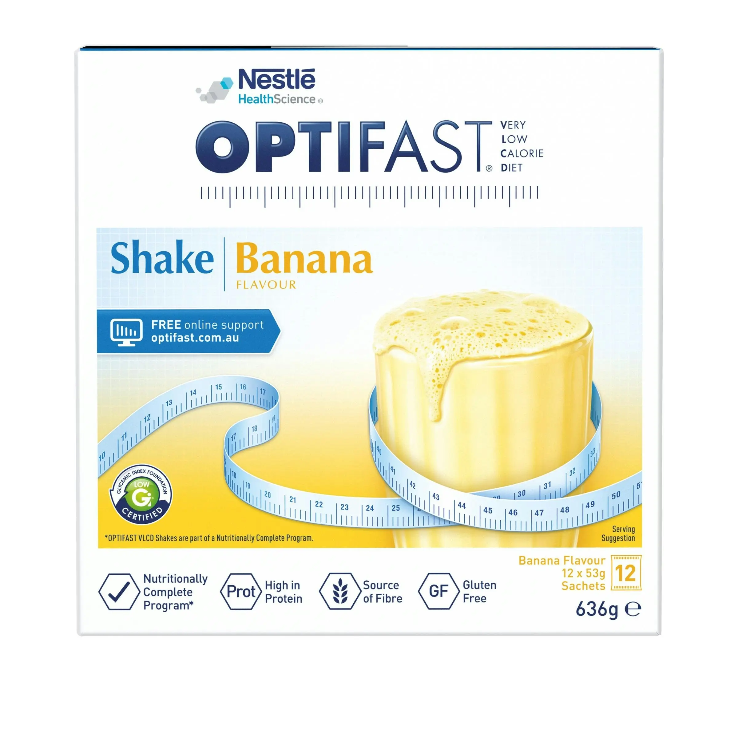 OPTIFAST VLCD Shake Banana 12 x 53g