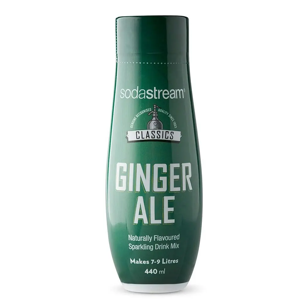 SodaStream Classics Ginger Ale 440ml/Sparkling Soda Water Syrup Drink Mix