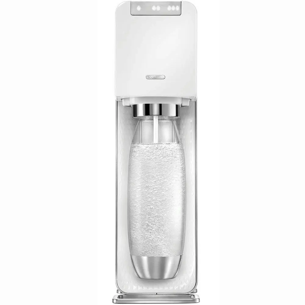 Soda Stream Power White Electric Sparkling Water Fizzy Drink Maker SodaStream