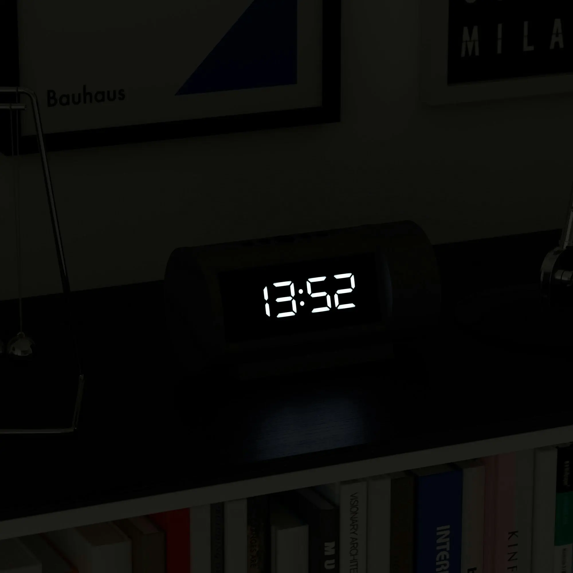 Newgate Pil Led Alarm Clock Black