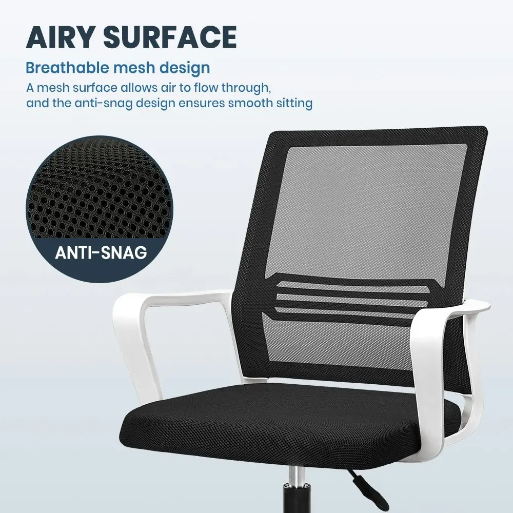 Furb Office Chair Computer Mesh Executive Chairs Study Work Lifting Seat White Black