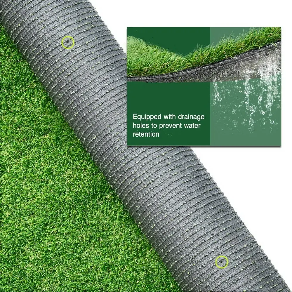 Groverdi Artificial Grass Synthetic Lawns 1mx10m Fake Grass Turf Plastic Plant 45mm 4-Coloured