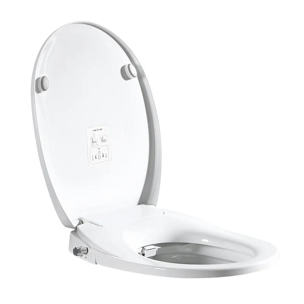 Simplus Non Electric Bidet Toilet Seat Cover O Shape Paper Saving Bathroom Washlet Spray Water Wash