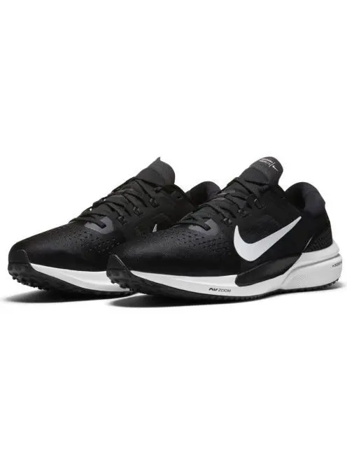 Nike Mens Air Zoom Vomero 15 Running Shoes Training Low Top Sneaker - Black/White