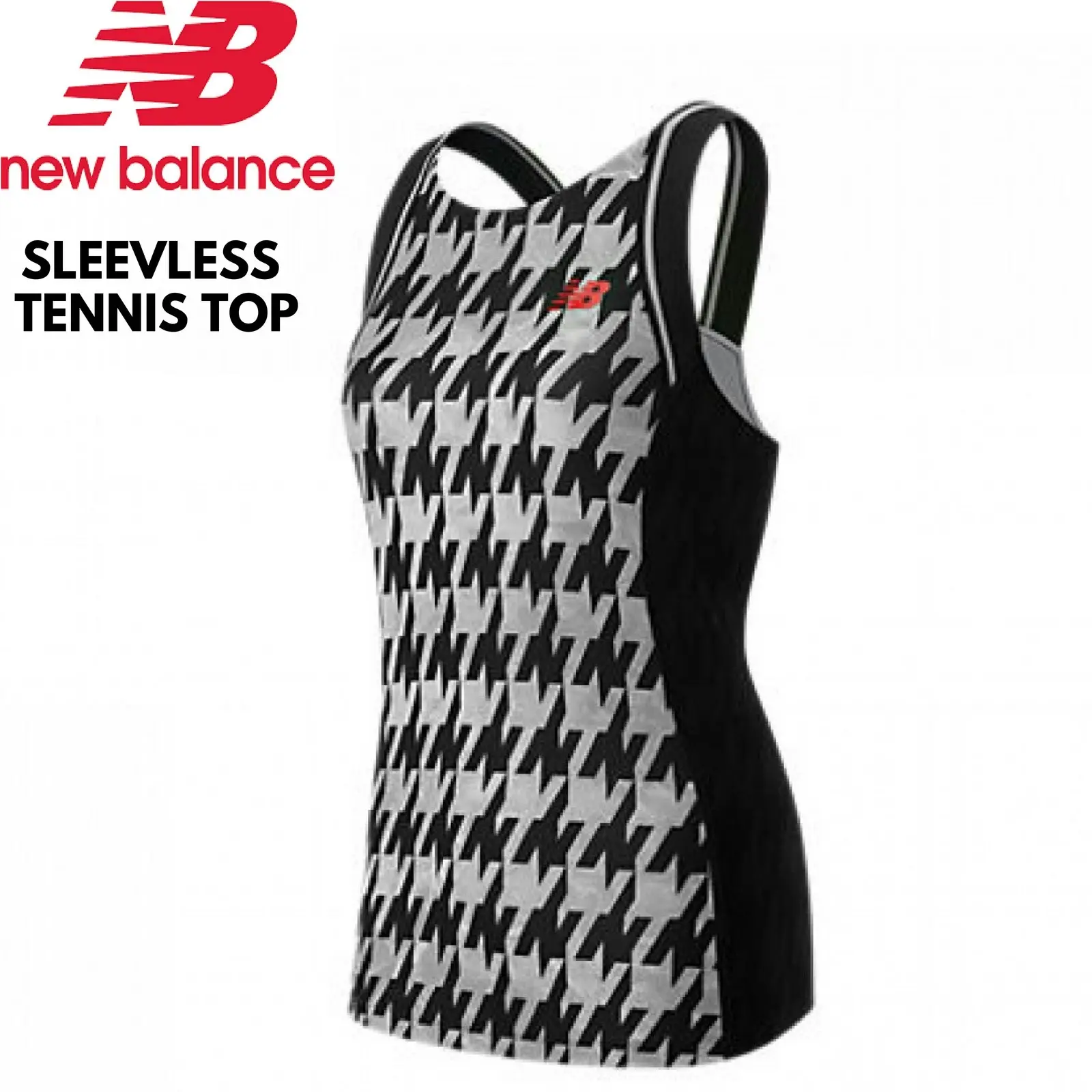 New Balance Womens Tournament Racerback Sleeveless Tennis Top Sports