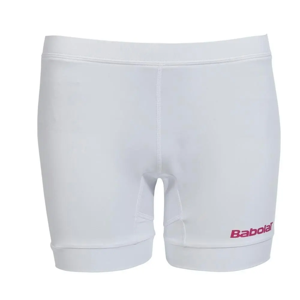 Babolat Girl's Match Core Performance Shorts Tennis Sport Kids - White