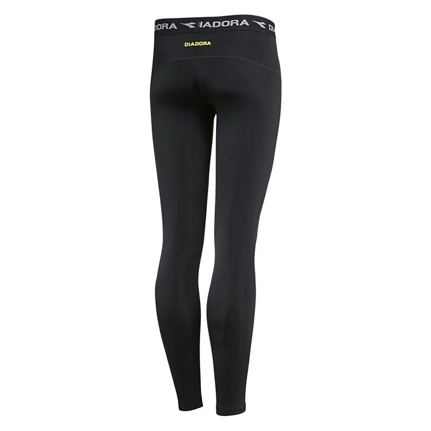 Diadora Ladies Compression Sports Full Length Tights Gym Yoga - Black