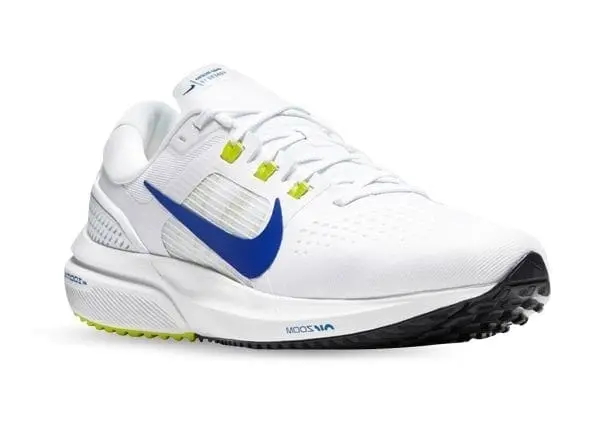 Nike Mens Air Zoom Vomero 15 - White Racer Running Gym Shoes -  Blue Black