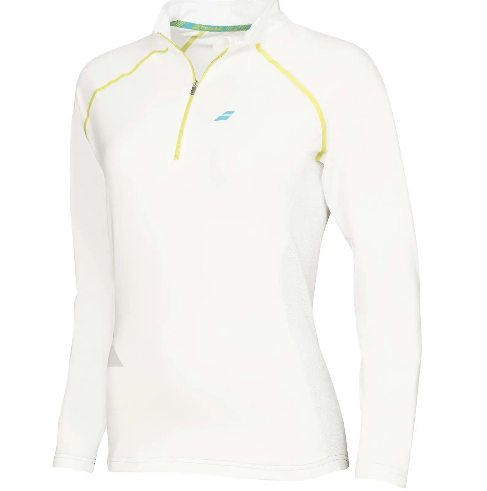 Babolat Womens 1/2 Zip Core Long Sleeve Top Tennis Sports Gym Training