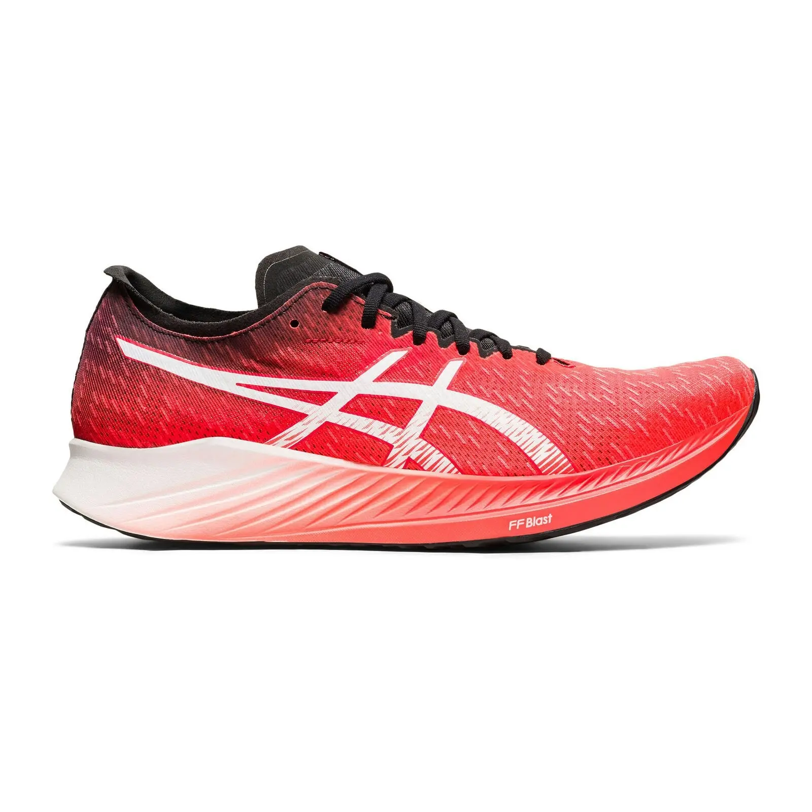 Asics Mens Magic Speed Neutral Running Sneakers Shoe - Sunrise Red/White