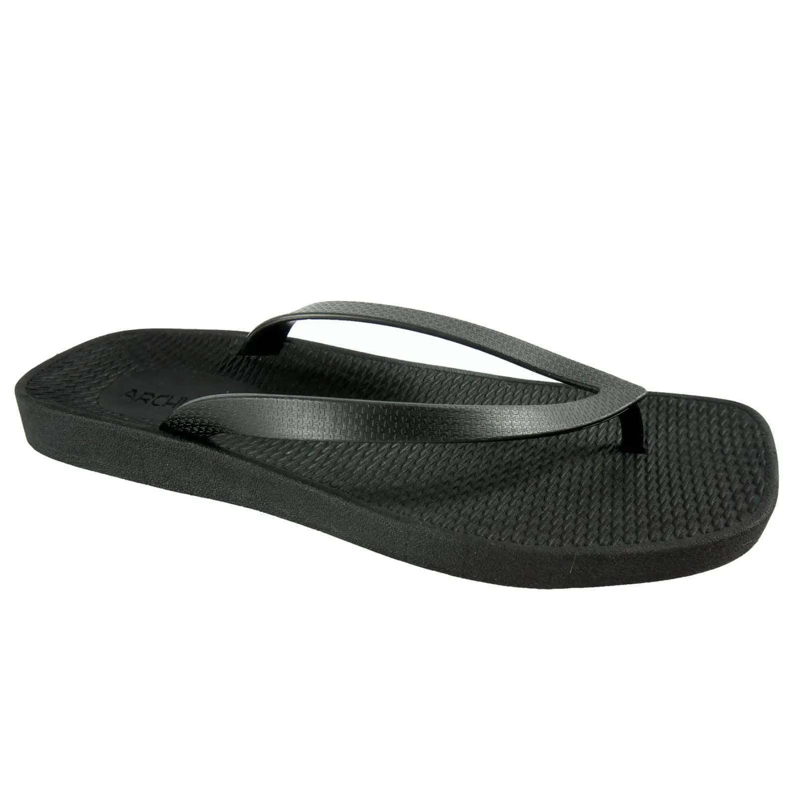 Archline Breeze Arch Support Orthotic Thongs Flip Flops Arch Support - Black