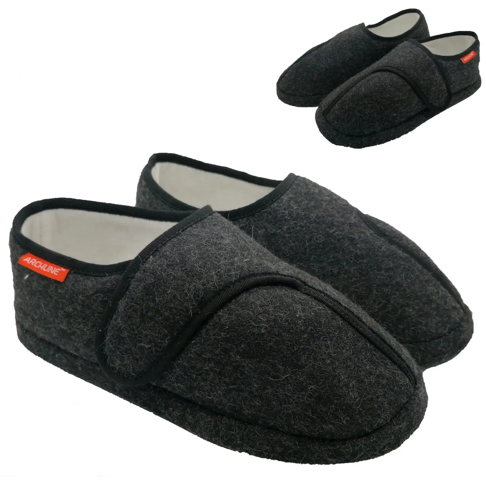 Archline Orthotic Plus Slippers Closed Scuffs Pain Relief Moccasins