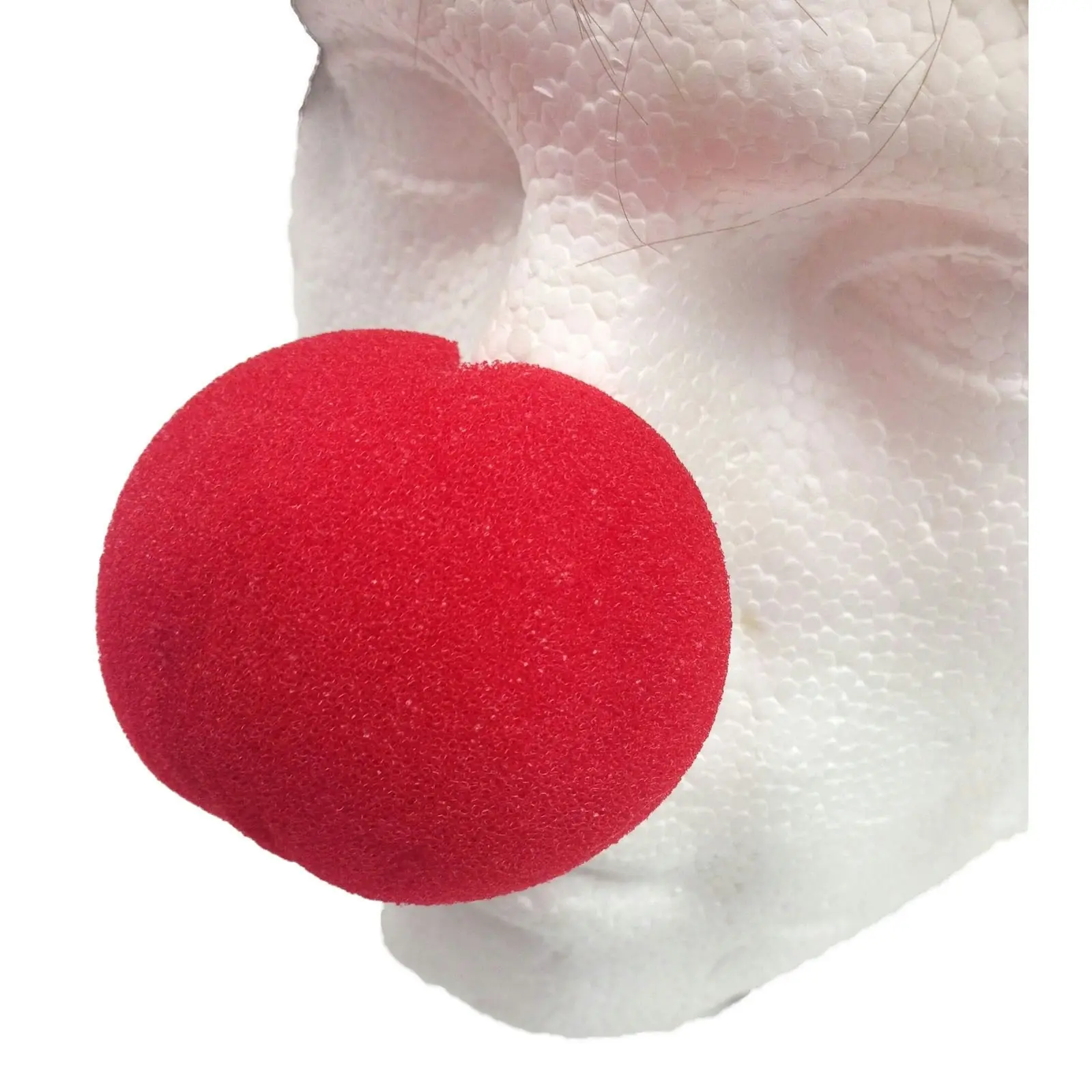 10x Soft CLOWN NOSE Noses Costume Dress Up Halloween Spongy Sponge Circus BULK