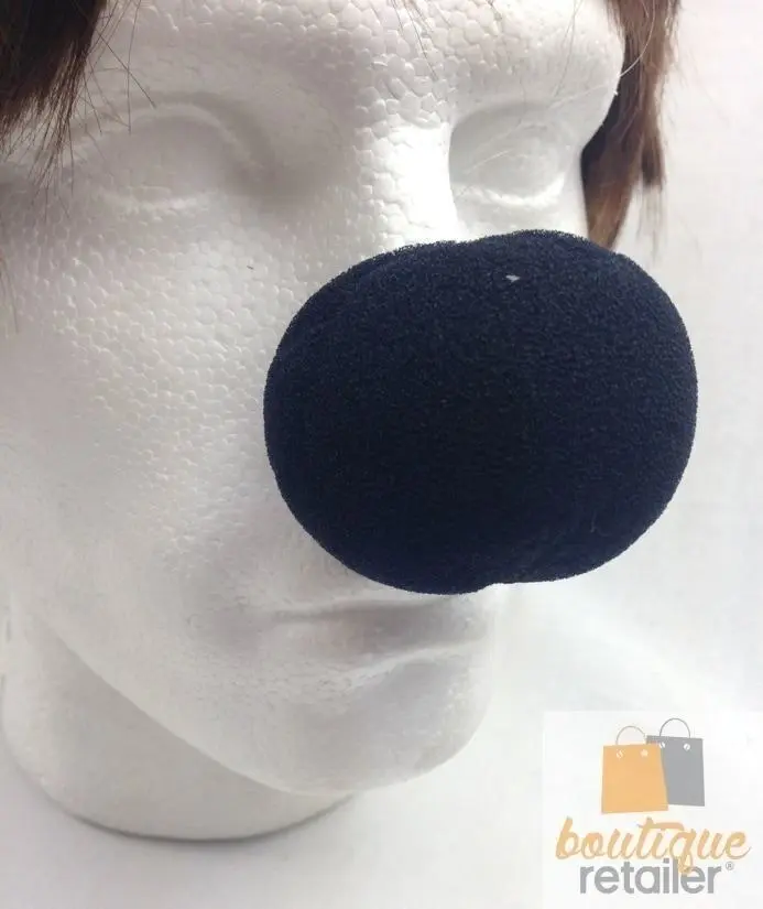 10x Soft CLOWN NOSE Noses Costume Dress Up Halloween Spongy Sponge Circus BULK