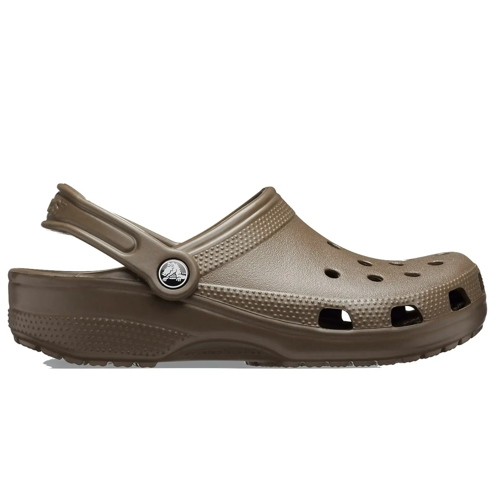 Crocs Classic Clogs Roomy Fit Sandal Clog Sandals Slides Waterproof - Chocolate