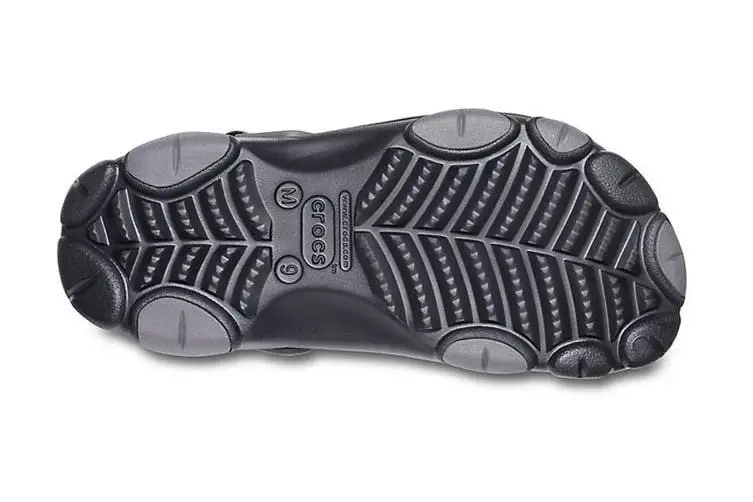 Crocs Mens Classic All Terrain Clog Breathable Slipper - Black