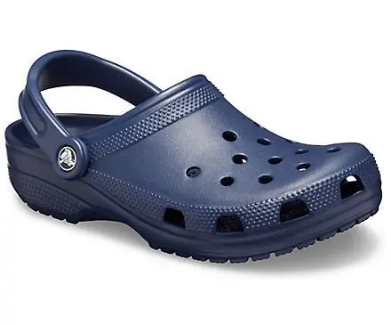 Crocs Classic Clogs Roomy Fit Sandal Clog Sandals Slides Waterproof - Navy