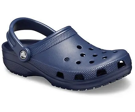 Crocs Classic Clogs Roomy Fit Sandal Clog Sandals Slides Waterproof - Navy