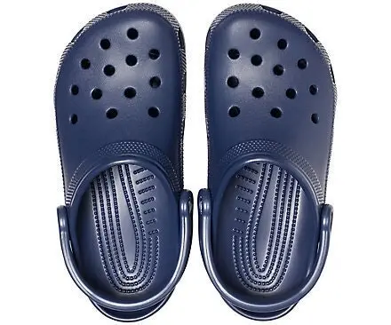 Crocs Classic Clogs Roomy Fit Sandal Clog Sandals Slides Waterproof - Navy