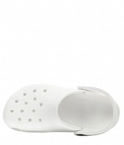 Crocs Classic Clogs Roomy Fit Sandal Clog Sandals Slides Waterproof - White