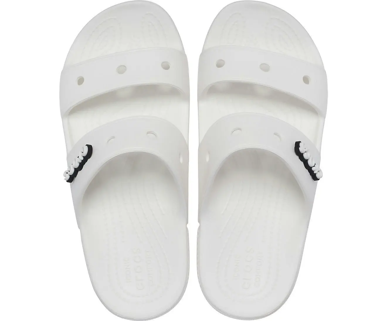 Crocs Classic Sandals Slippers Summer Slides Flip Flops Thongs - White