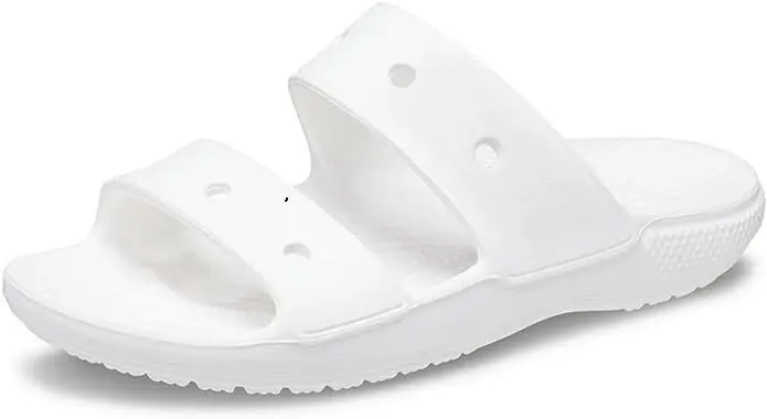 Crocs Classic Sandals Slippers Summer Slides Flip Flops Thongs - White