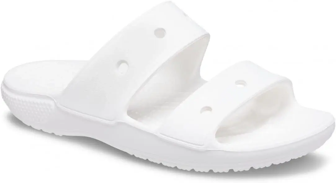 Crocs Classic Sandals Slippers Summer Slides Flip Flops Thongs - White