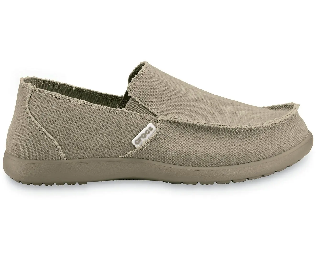 Crocs Mens Santa Cruz Slip-On Shoes Loafers - Khaki