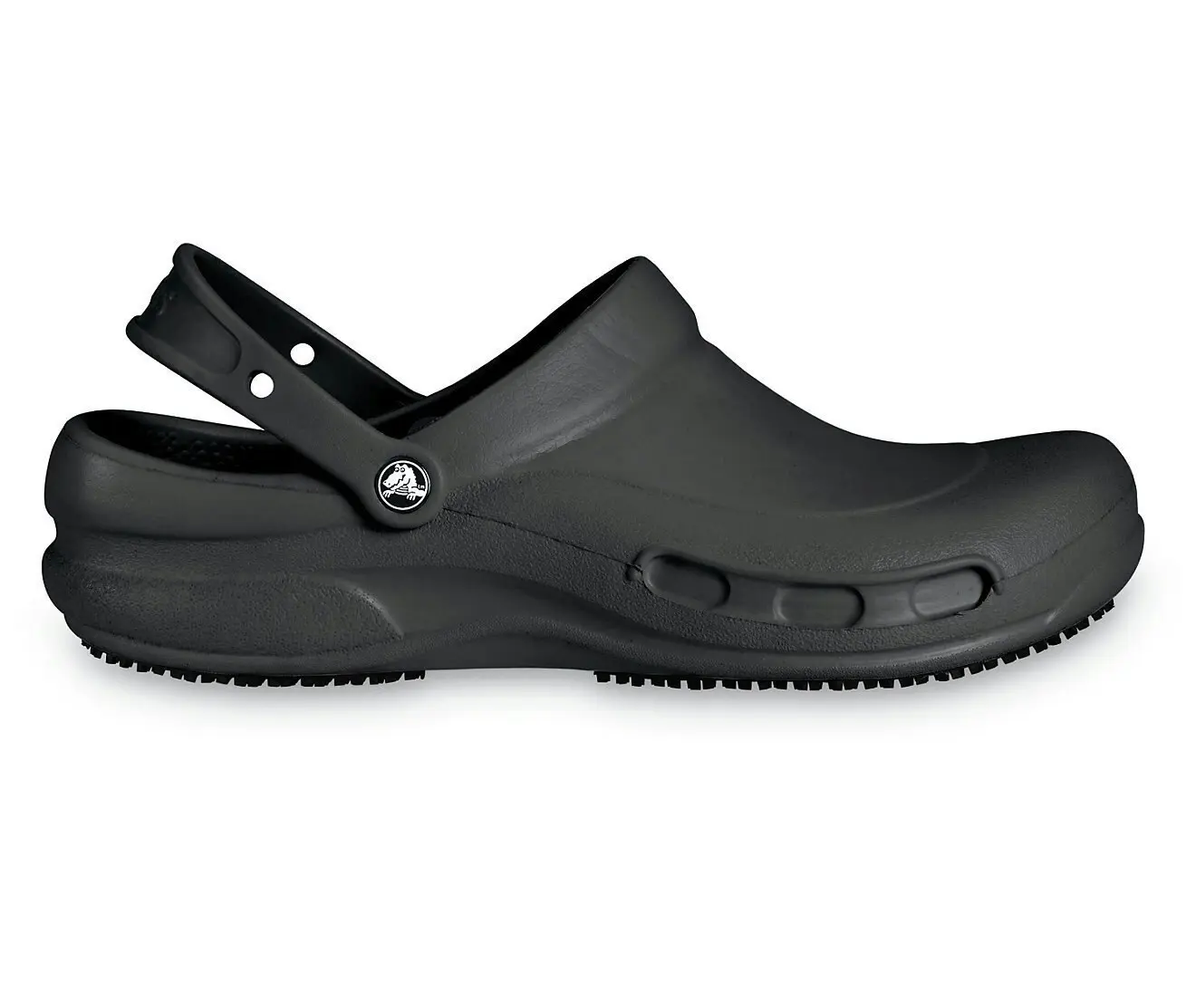 Crocs Bistro Slip Resistant Clogs Shoes Sandals Work Occupational - Black