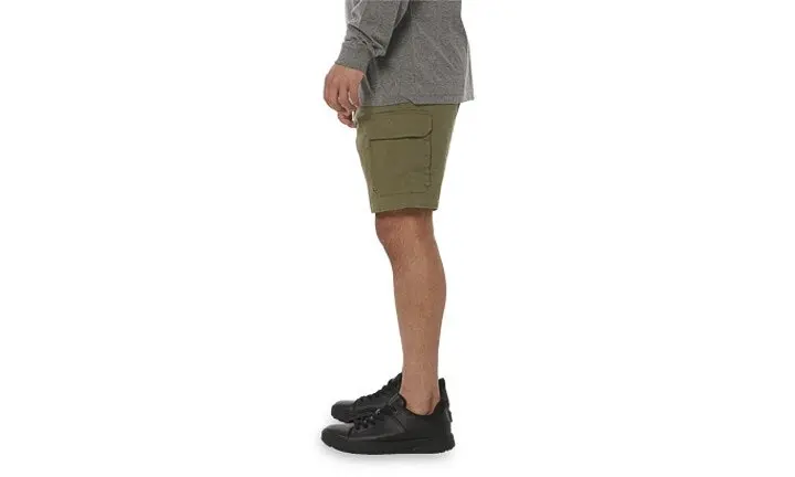 CAT Mens Stretch Cargo Shorts Caterpillar Work Workwear Bottoms - Marshland