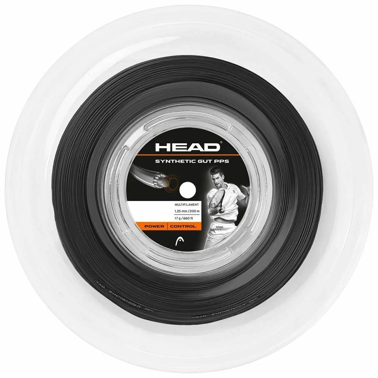 Head Synthetic Gut PPS 16g Tennis String Reel 200m 1.30mm Power Control