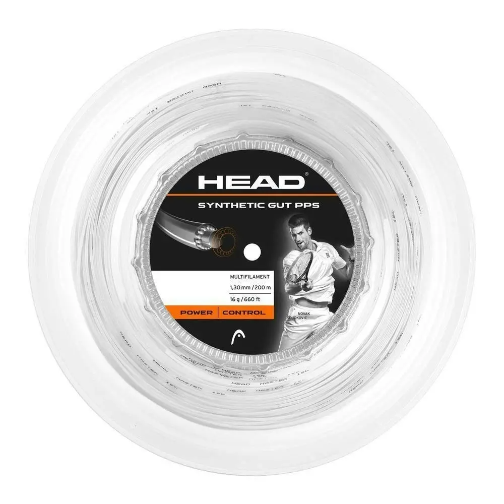 Head Synthetic Gut PPS 16g Tennis String Reel 200m 1.30mm Power Control