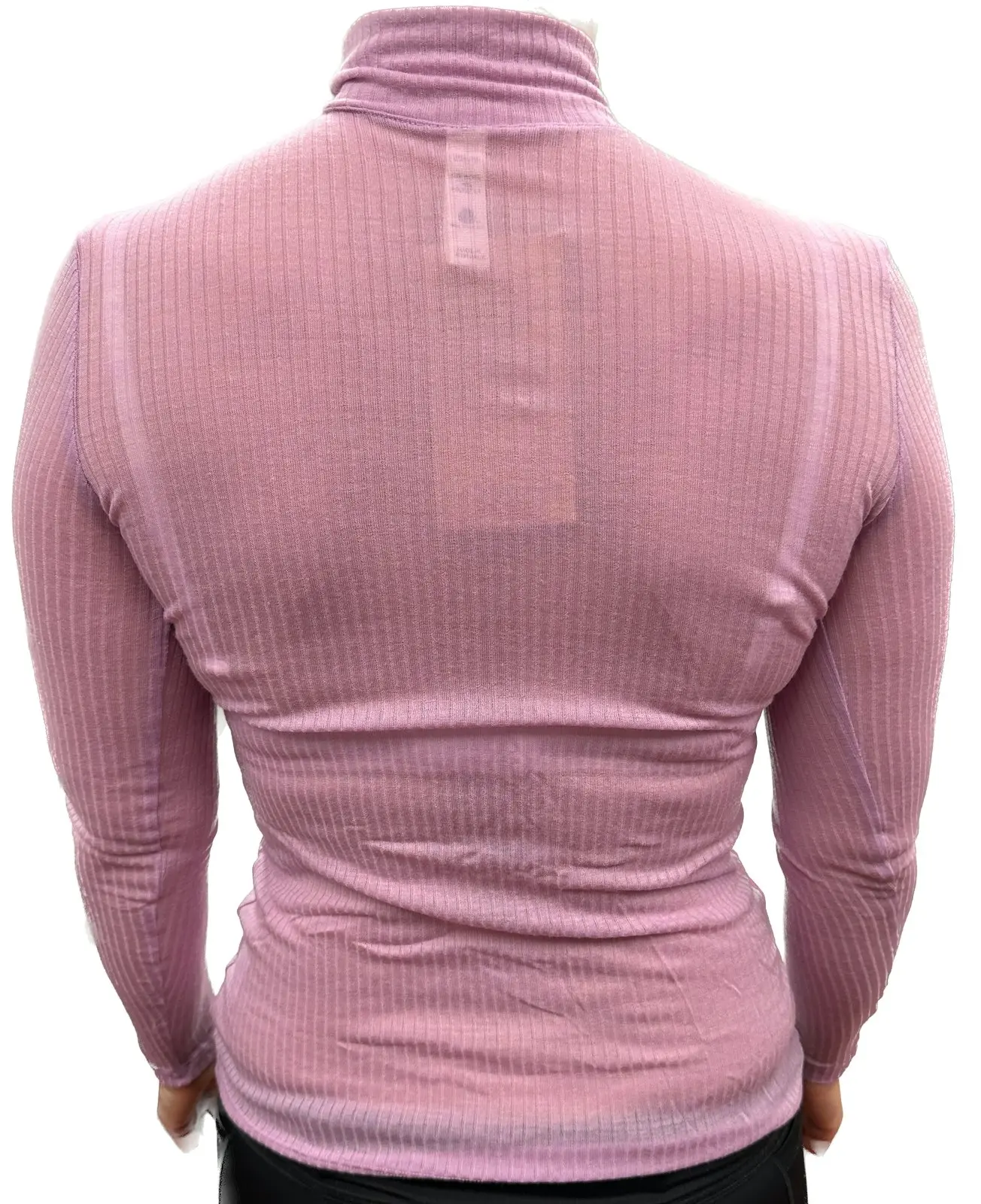 Merino Skins Womens Verona Funnel Neck Long Sleeve Thermal Underwear - Hyacinth