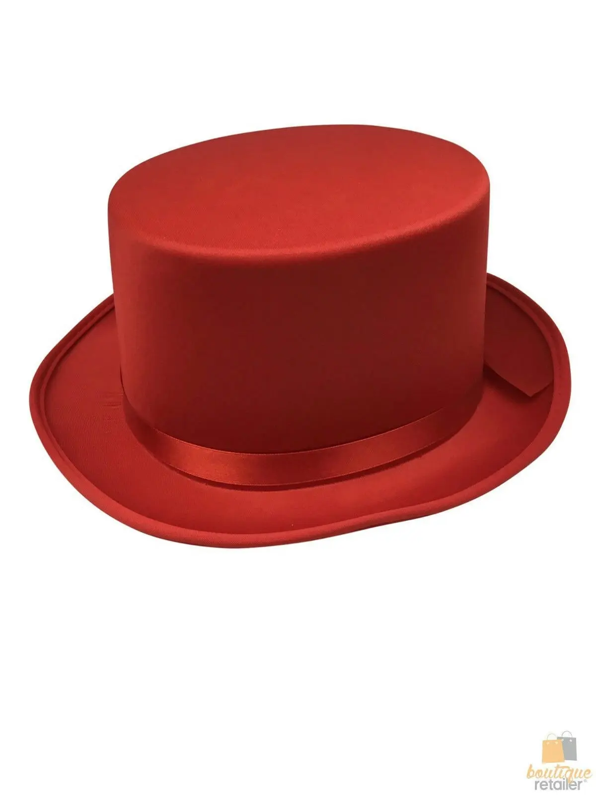 6x SATIN TOP HAT Costume Party Cap Fancy Dress Trilby Fedora One Size BULK