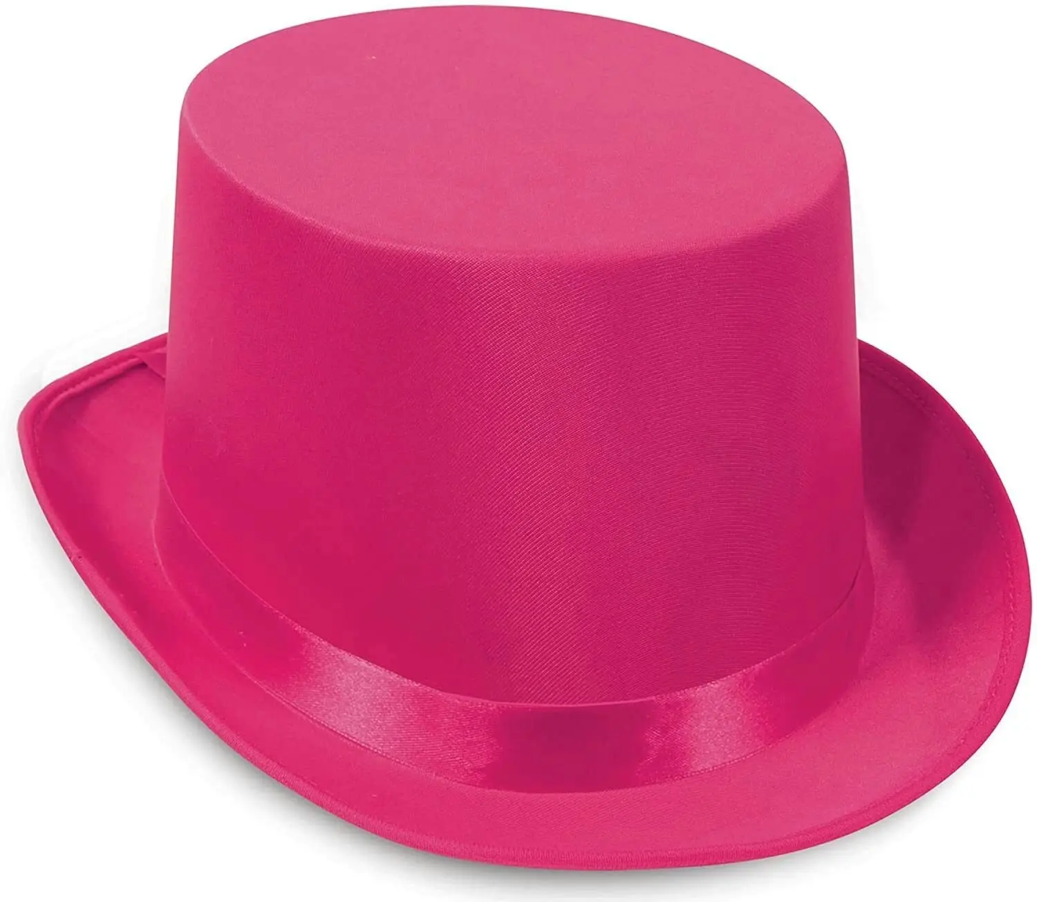 6x SATIN TOP HAT Costume Party Cap Fancy Dress Trilby Fedora One Size BULK