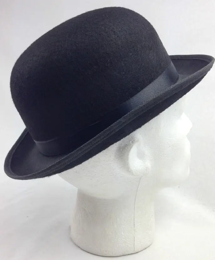 6x BOWLER HAT Party Costume Derby Fancy Dress Dance Halloween Vintage Cap BULK