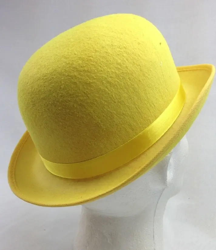 6x BOWLER HAT Party Costume Derby Fancy Dress Dance Halloween Vintage Cap BULK