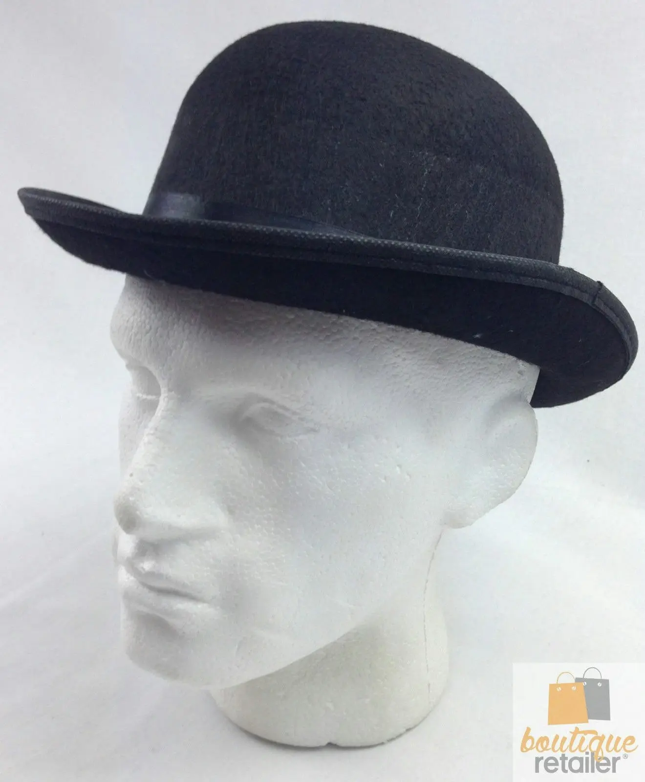 BOWLER HAT Party Costume Derby Fancy Dress Dance Halloween Vintage Cap